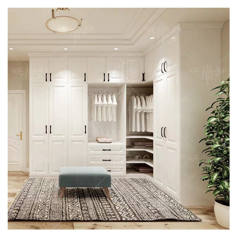 Hot sale high gloss3 door wardrobe children kids wardrobe simple almirah white bedroom wardrobe closet