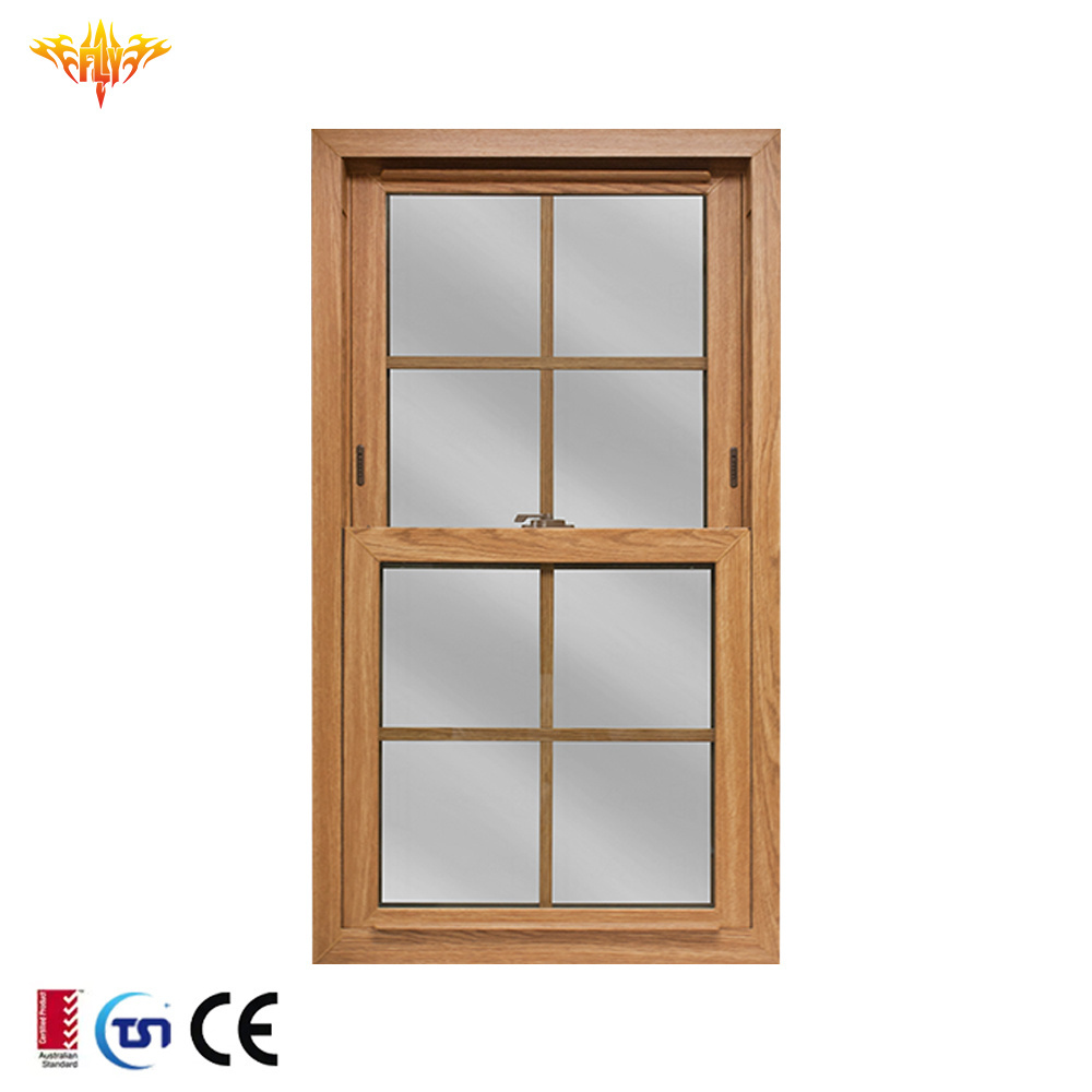 American Style residential Double Hung Sash Window Aluminum single-hung windows Vertical Up Down Sliding Windows