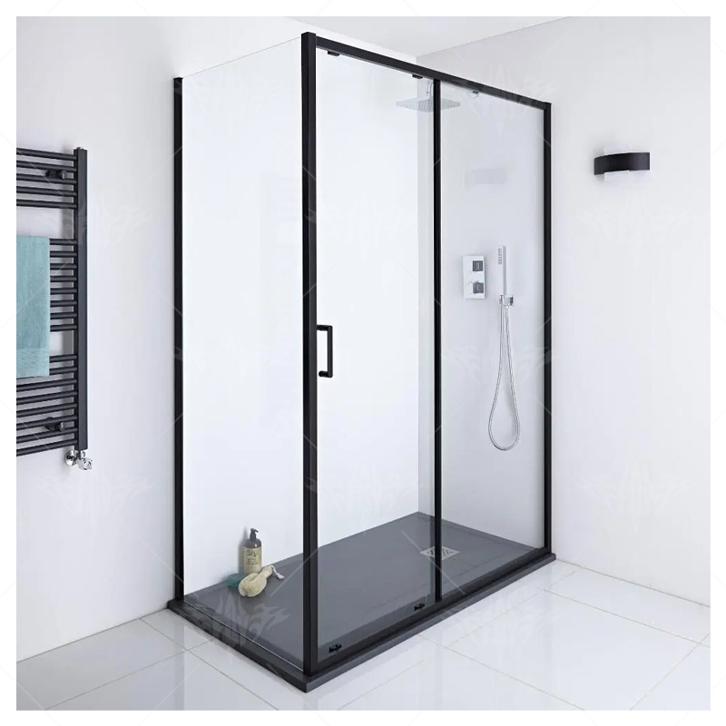 black bathroom shower door sliding simple shower room modern shower doors