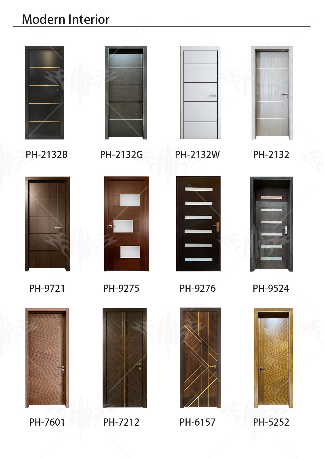 American modern design oak solid wooden door high quality luxury flush doors security laminated flush doors for house