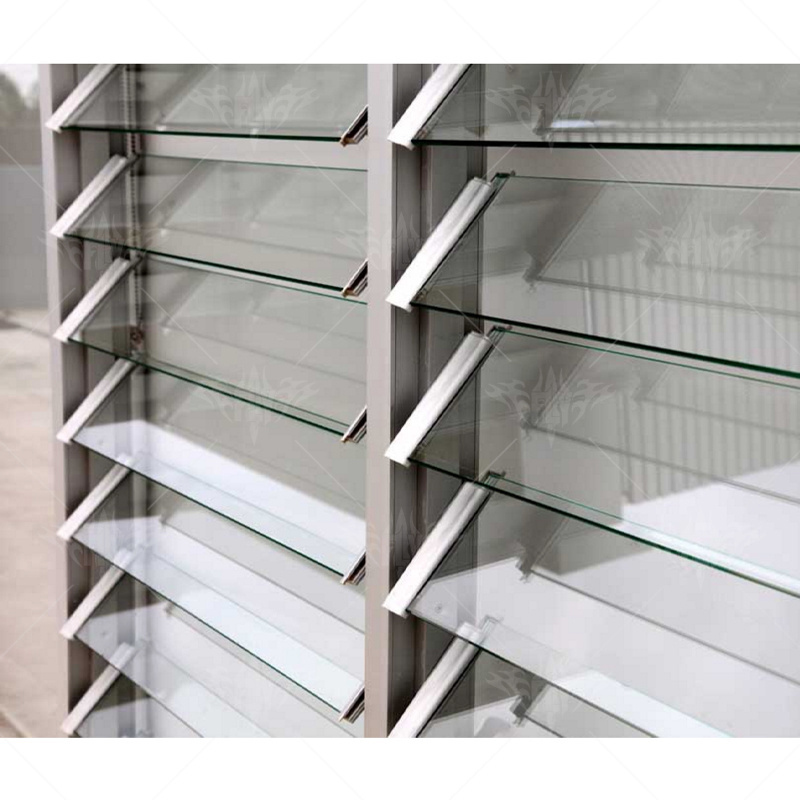 Newest Fashion Aluminum Window aluminum jalousie window Glass Louver Type Windows In Low Prices 762*1560Mm