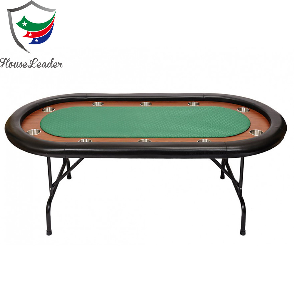 84 inch professional high quality cheap custom wholesale used foldable casino poker table for sale