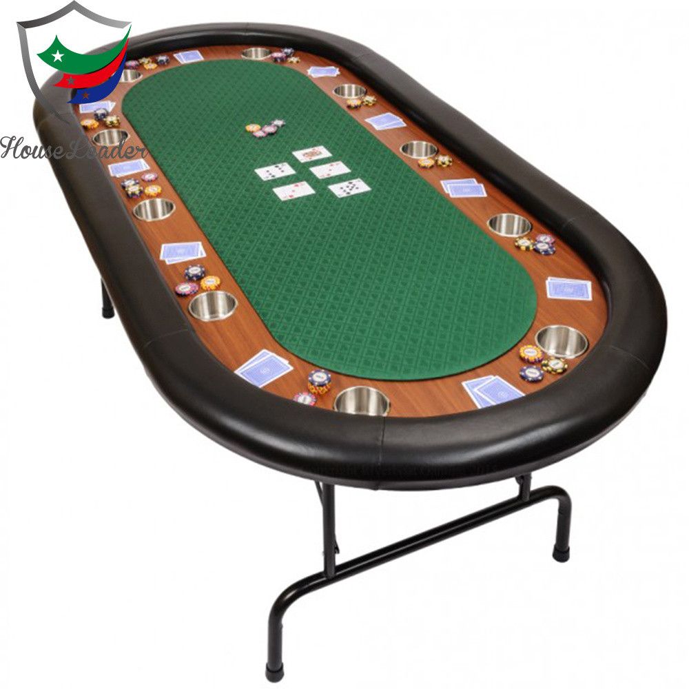 84 inch professional high quality cheap custom wholesale used foldable casino poker table for sale