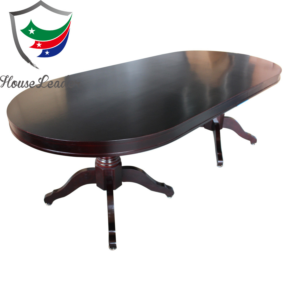 Professional 96 inch luxury  casino wholesale used wooden oval dinning top drop boxes cup holder poker table