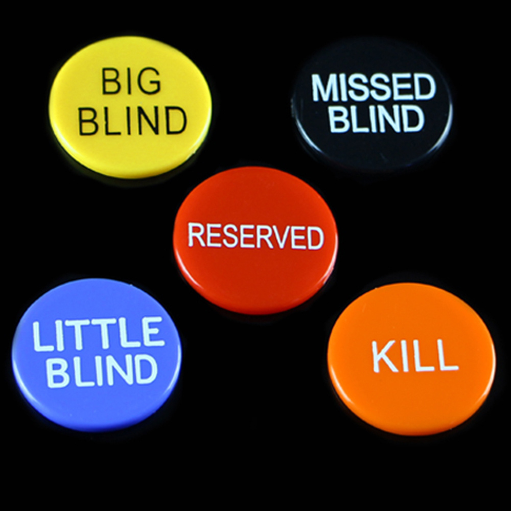 Poker Dealer Button Game Set, mixed dealer button lots