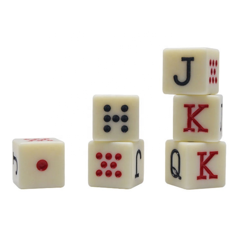 16MM High quality Casino standard Span Poker Dice