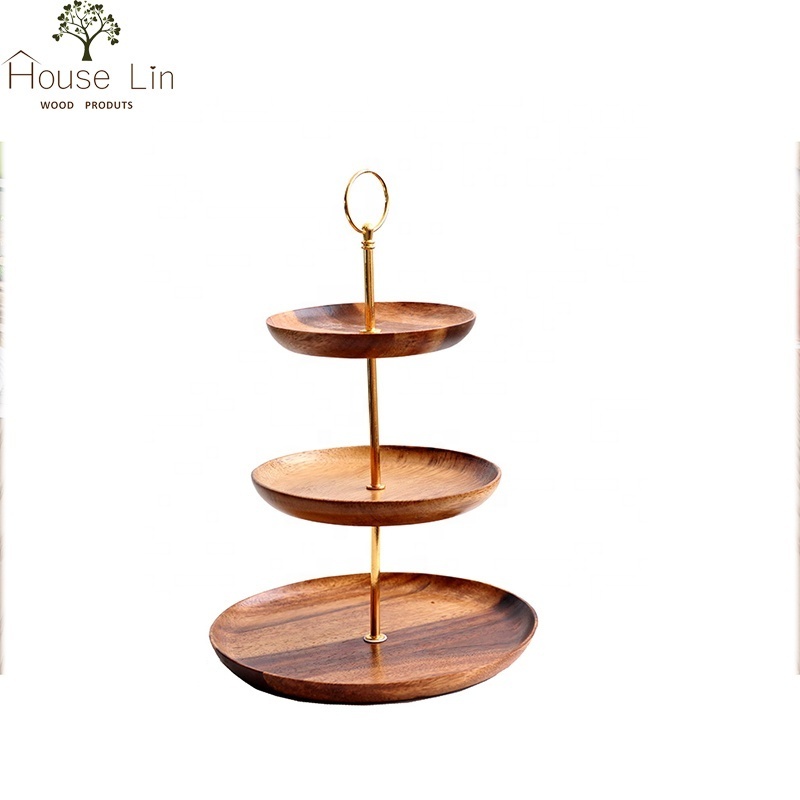 Eco-friendly  3 tier wood wedding 4 tier cake cupcake stand mini individual paper eiffel tower cupcake display stand