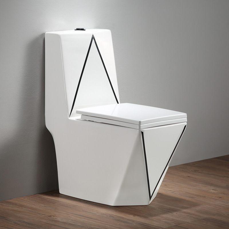 Diamond Modern Design Comfortable Ceramic Toilet White Color Bathroom Toilet