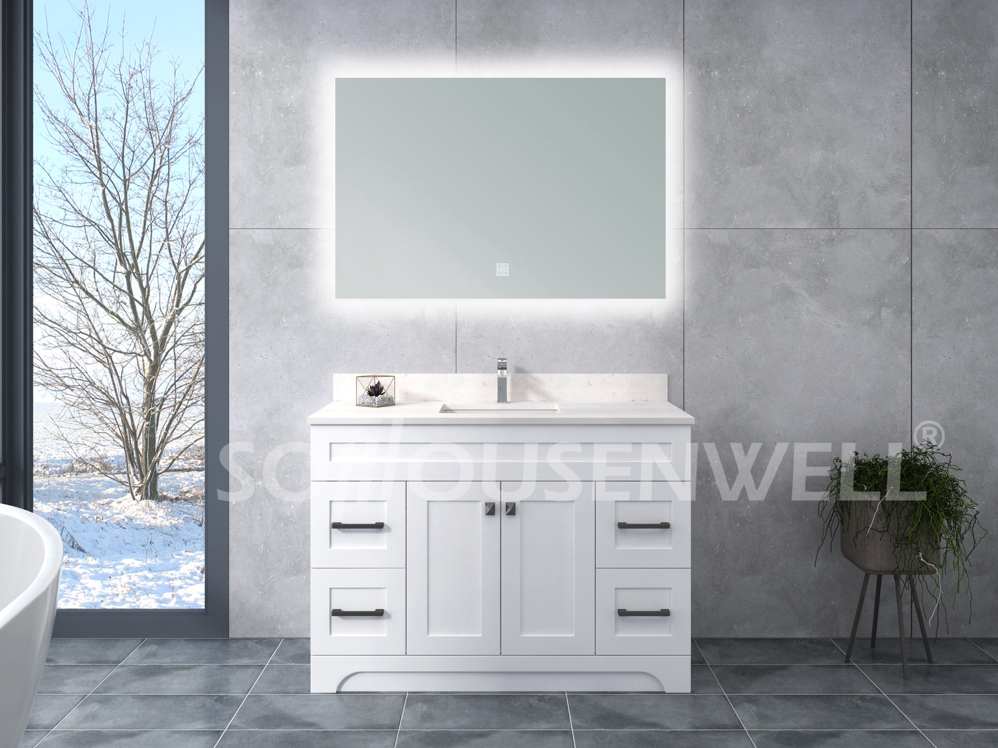 Bathroom vanity furniture bathroom cabinet mirror under sink bathroom cabinet