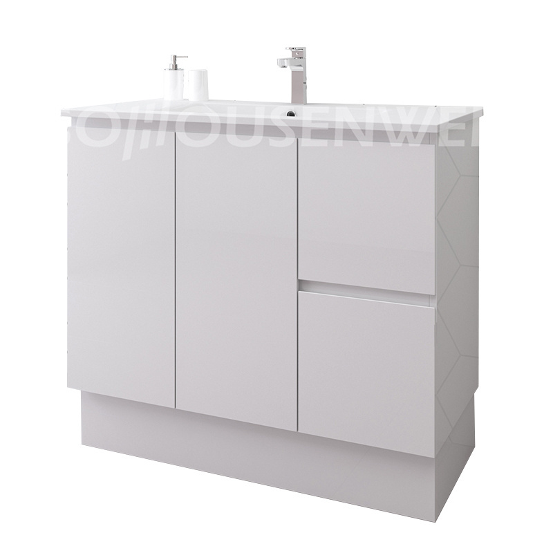 China cheap corner furniture new arrivals classical design bathroom vanity with sink and mirror