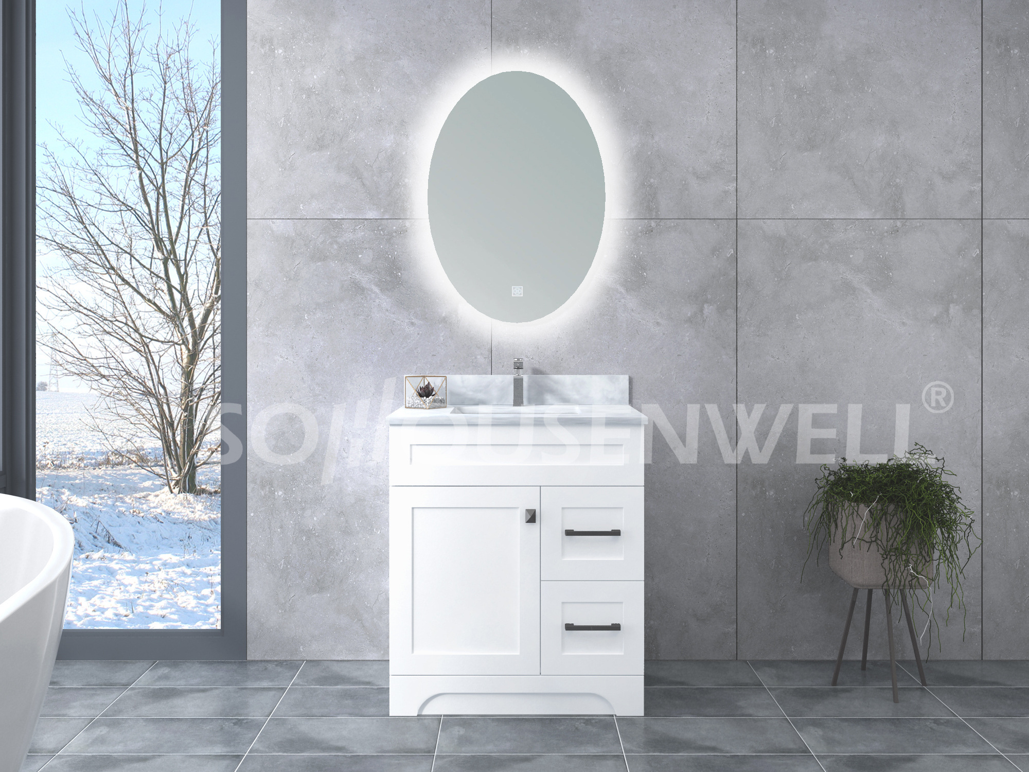 Bathroom vanity furniture bathroom cabinet mirror under sink bathroom cabinet