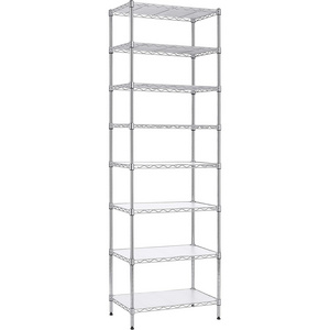 Cheap Durable Easy Assemble Chrome Wire Shelf 5 Tier Kitchen Storage Shelf Adjustable Wire Shelving