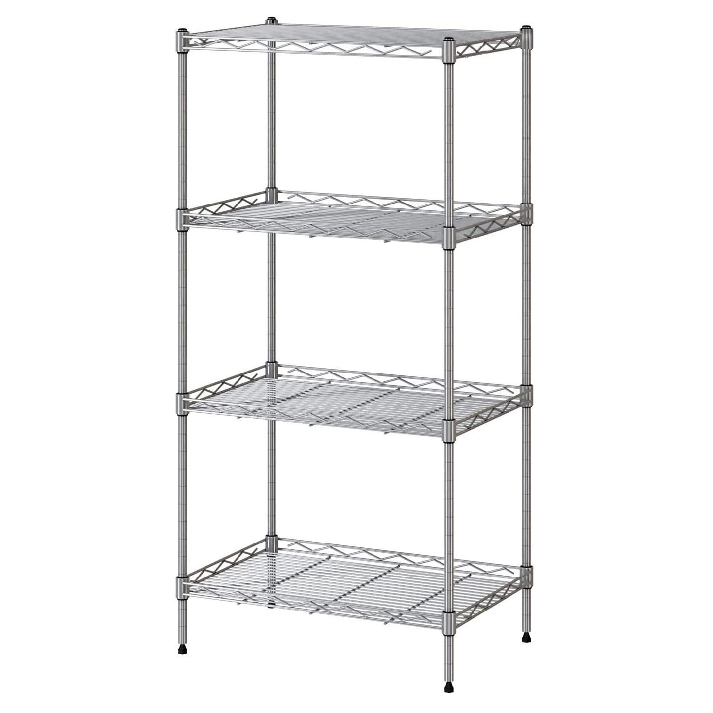 Home Garden Storage multi layer Customized 4 Tier Shelf Shelving Units, Multipurpose Metal Modern Small Storage Rack