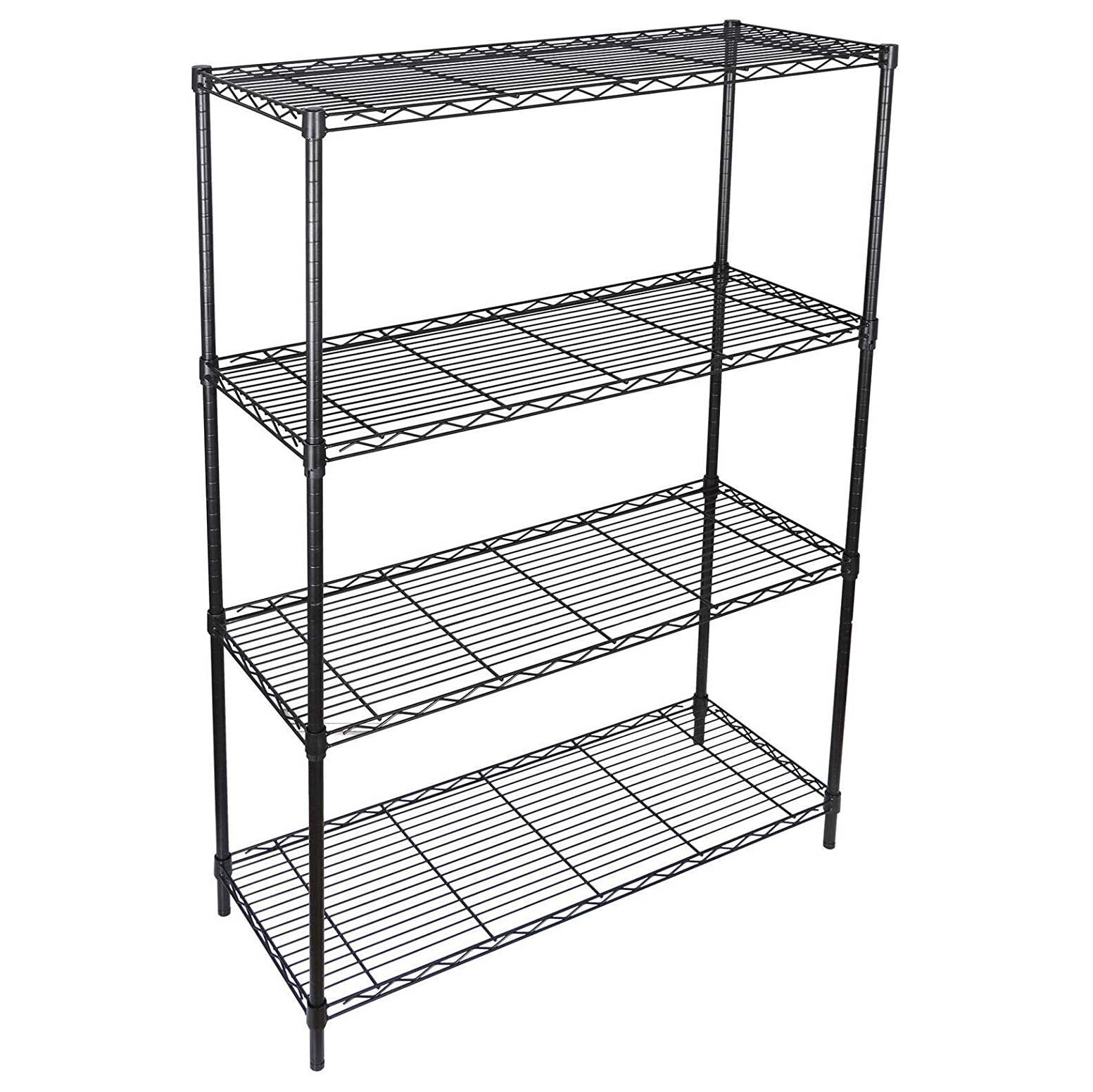 High Quality Home Garden Storage Customized 4 Shelf Heavy Duty Storage Shelving Steel Organizer Wire Rack