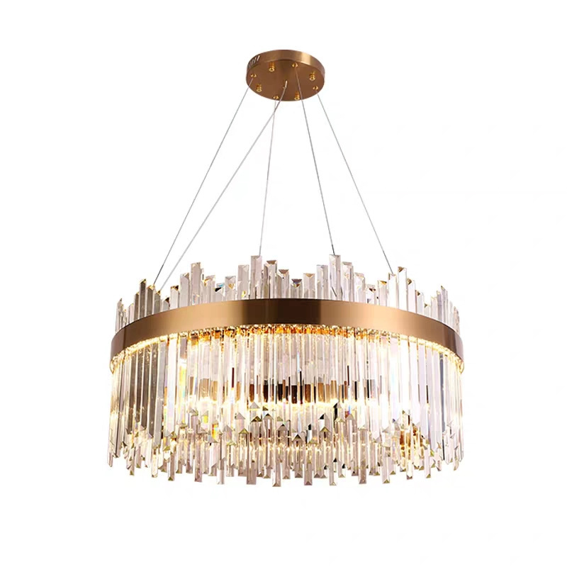 Modern Gold Project Hotel Hanging Lamp Kitchen Island Light Hanging Led Crystal Luxury Chandelier Lighting Crystal Light Pendant