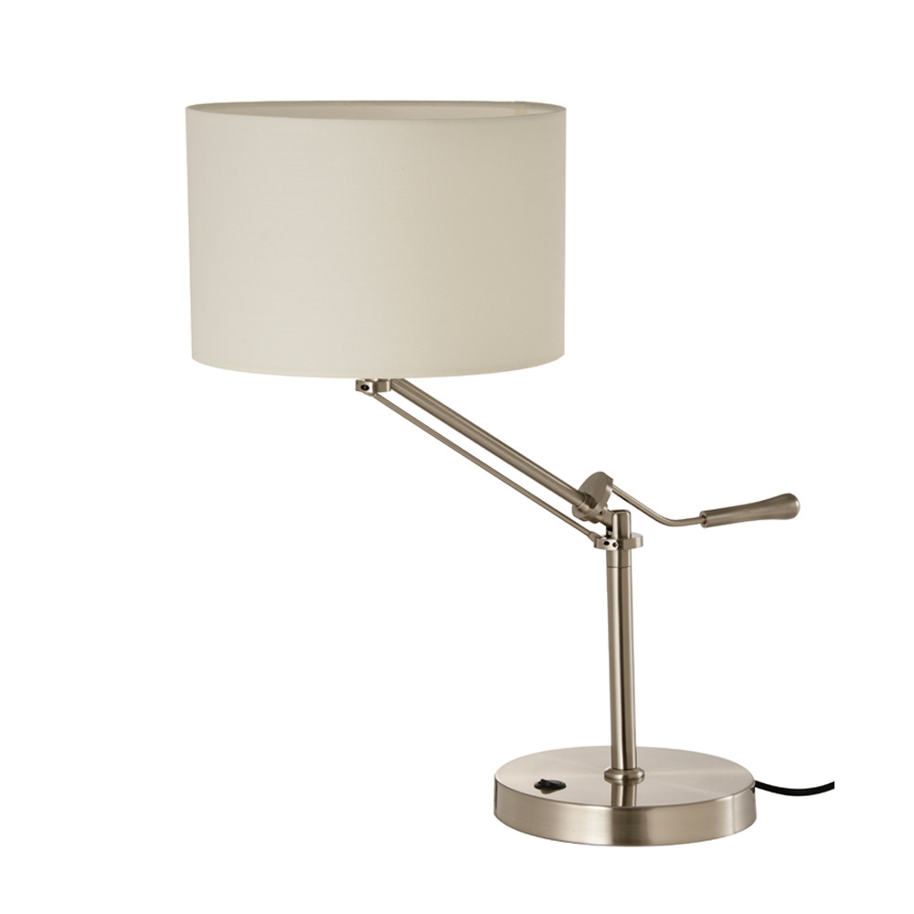 Hot sale swing arm indoor hotel bedside reading desk lamp for office