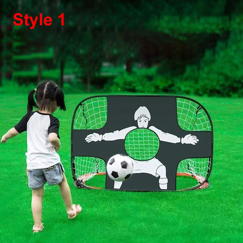 Outdoor/Indoor sports pop up portable soccer goal net folded children mini football goals custom soccer nets