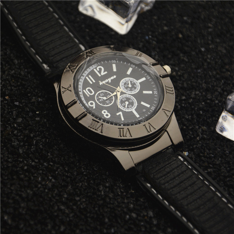 2023 new fashion smart electric lighter watch for men gift wrist watch OEM rechargeable usb watch lighters cigarette