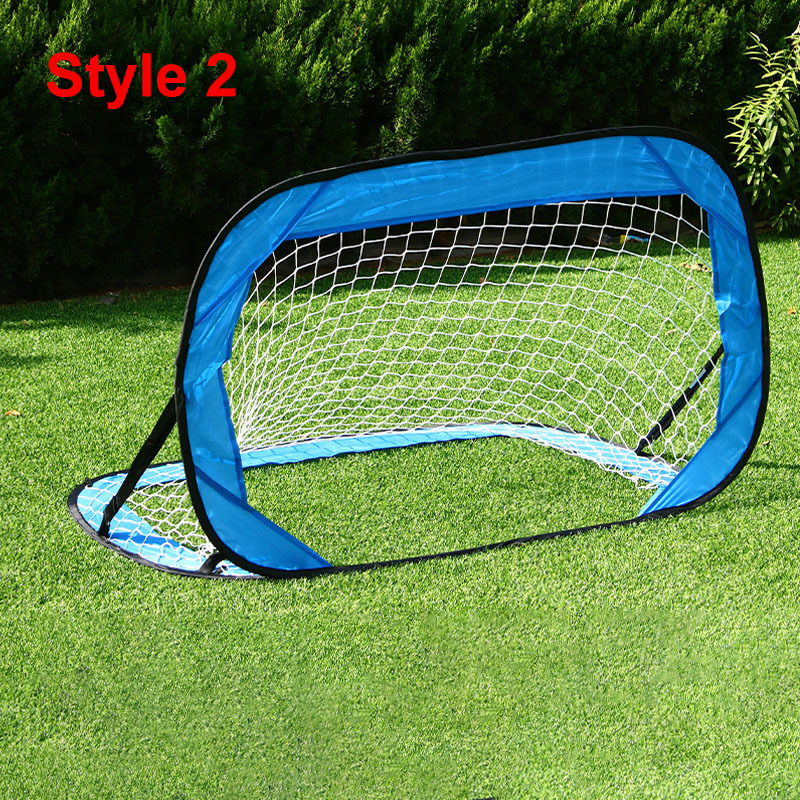 Outdoor/Indoor sports pop up portable soccer goal net folded children mini football goals custom soccer nets