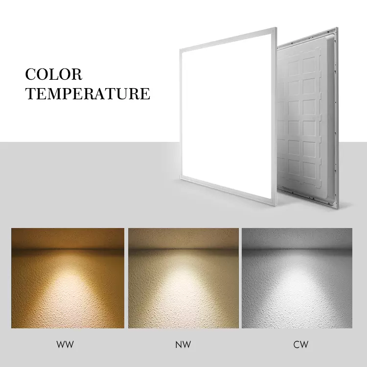 600x600 30*30cm 12W Led Panel Lighting Integrated Led Panel Light Aluminum Pmma With Night Light