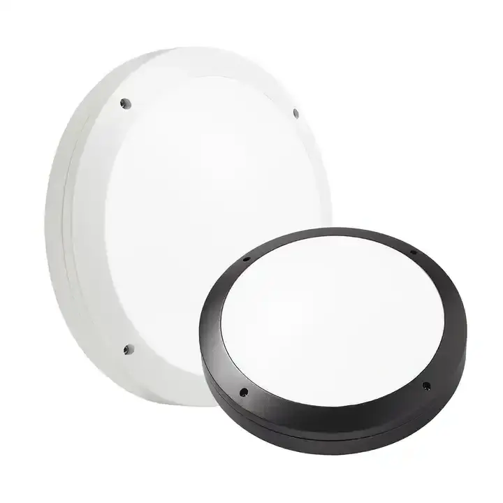 High Quality Outdoor Ceiling Light 20W Round Aluminum Moisture-Proof Wall Lamp with Microwave Motion Sensor