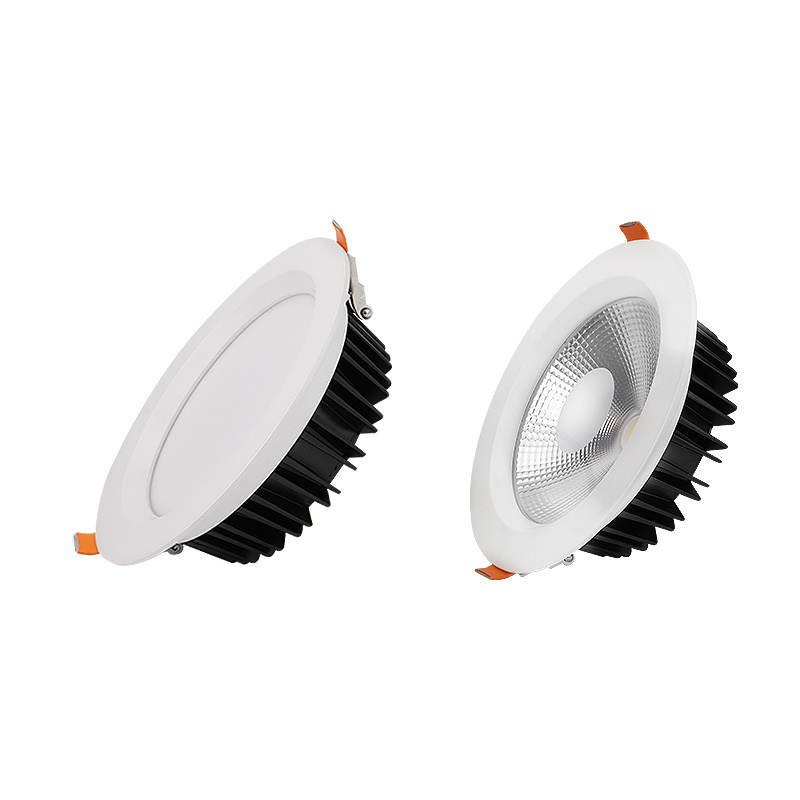 IP44 9W 12W 15W 20W 30W COB Recessed LED Downlight, Ceiling Recessed COB LED Down Light