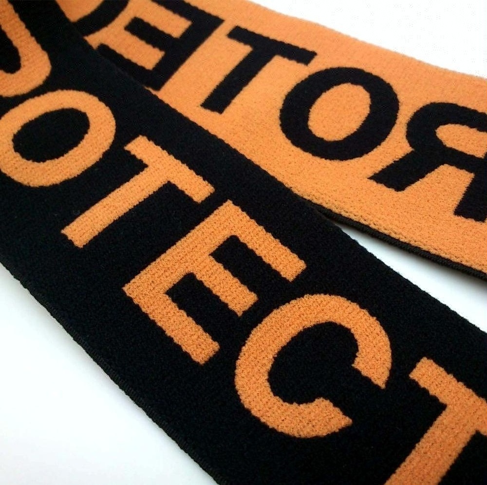 Custom logoSoft nylon jacquard elastic band