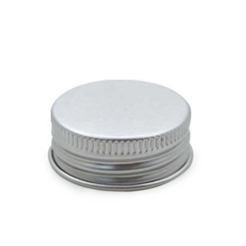 Fast Delivery 15 days Lead Time Silver 36mm Bottle Cap Metal Aluminium Screw Cap