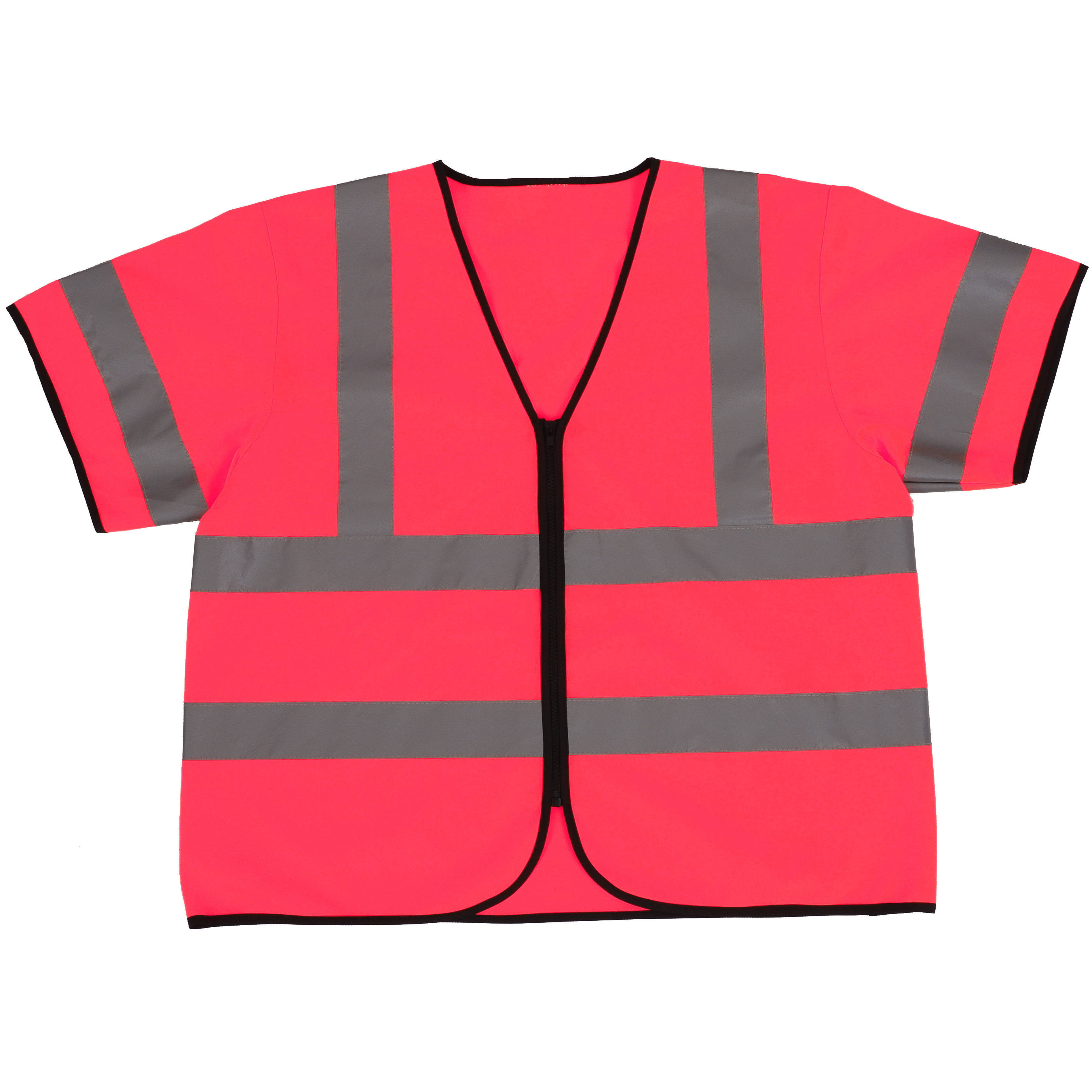 OEM High Visibility Reflective Safety Running Jacket Work Clothes Custom Construction Reflective Vest