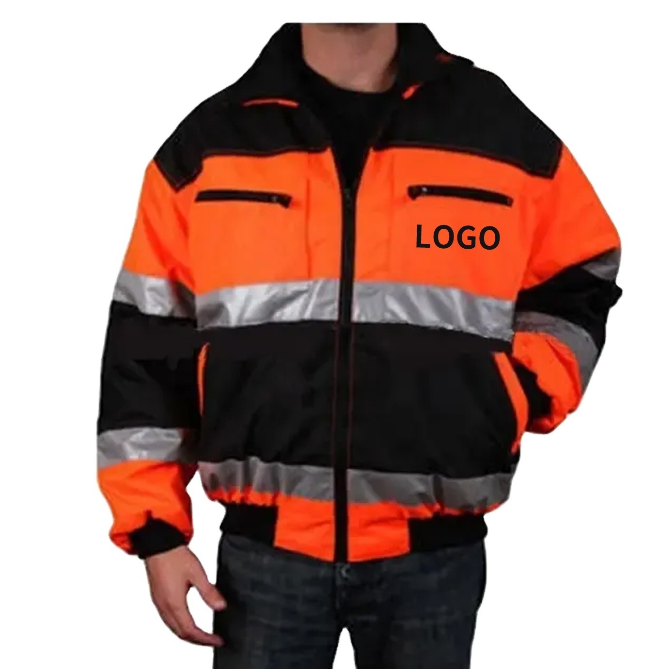 Factory Direct High Quality Hi Vis Reflective Safety Jacket Night Work Reflective Safety Jacket