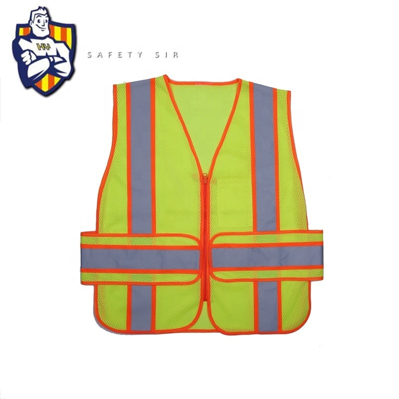 High Quality Safety Reflective Vest Running Cycling Vest High Visibility Construction Vest