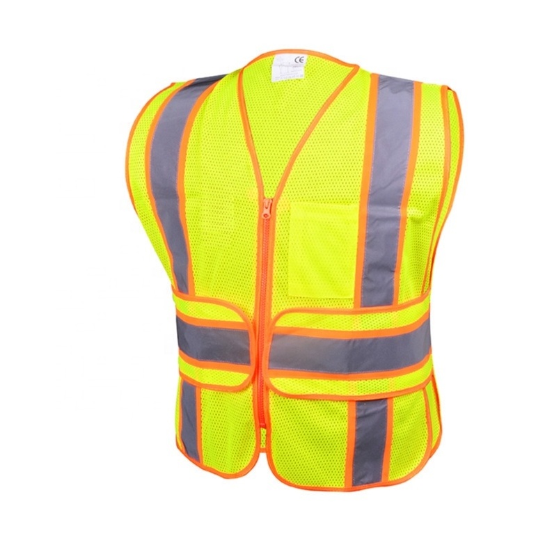 High Quality Safety Reflective Vest Running Cycling Vest High Visibility Construction Vest