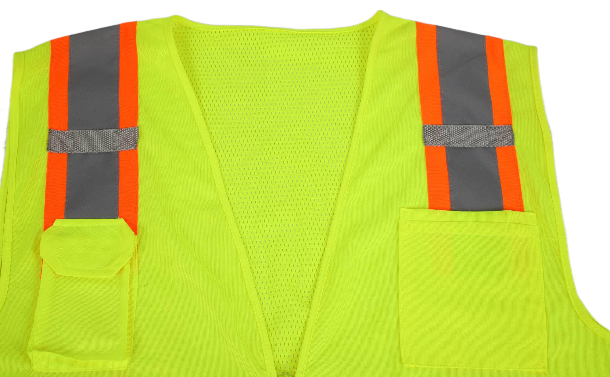 New Hot Sale High Visibility Ladies Traffic Safety Reflective Fluorescent Work Vest