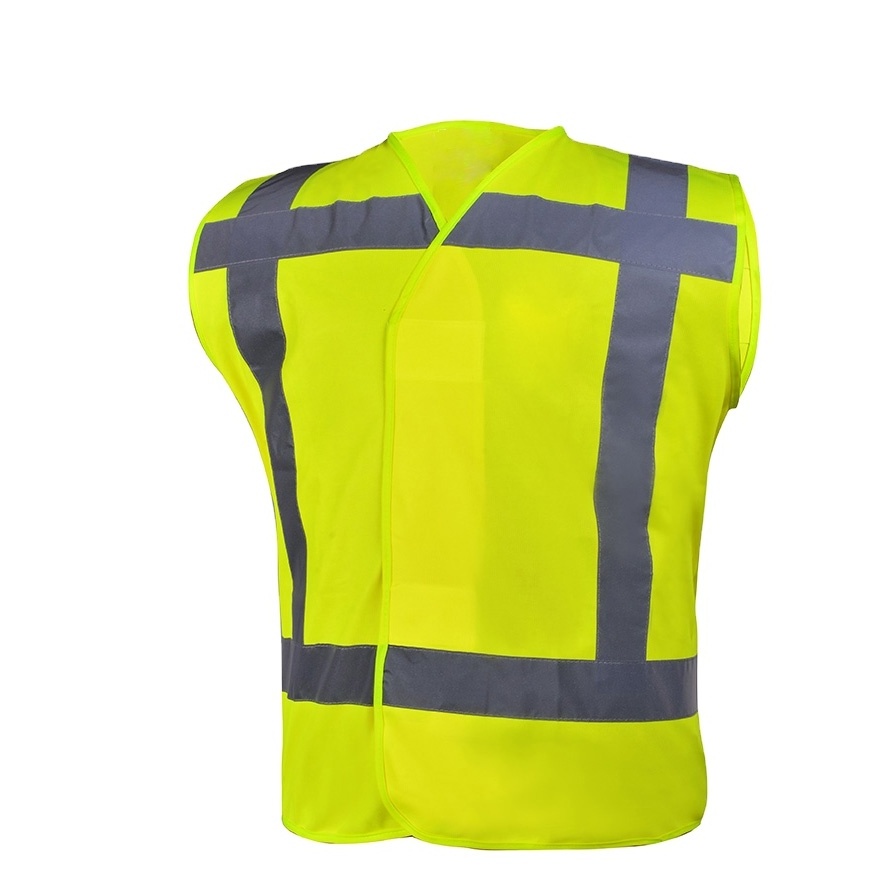 Custom Size Reflective Road Outdoor Safety Running Work Vest For Men Women