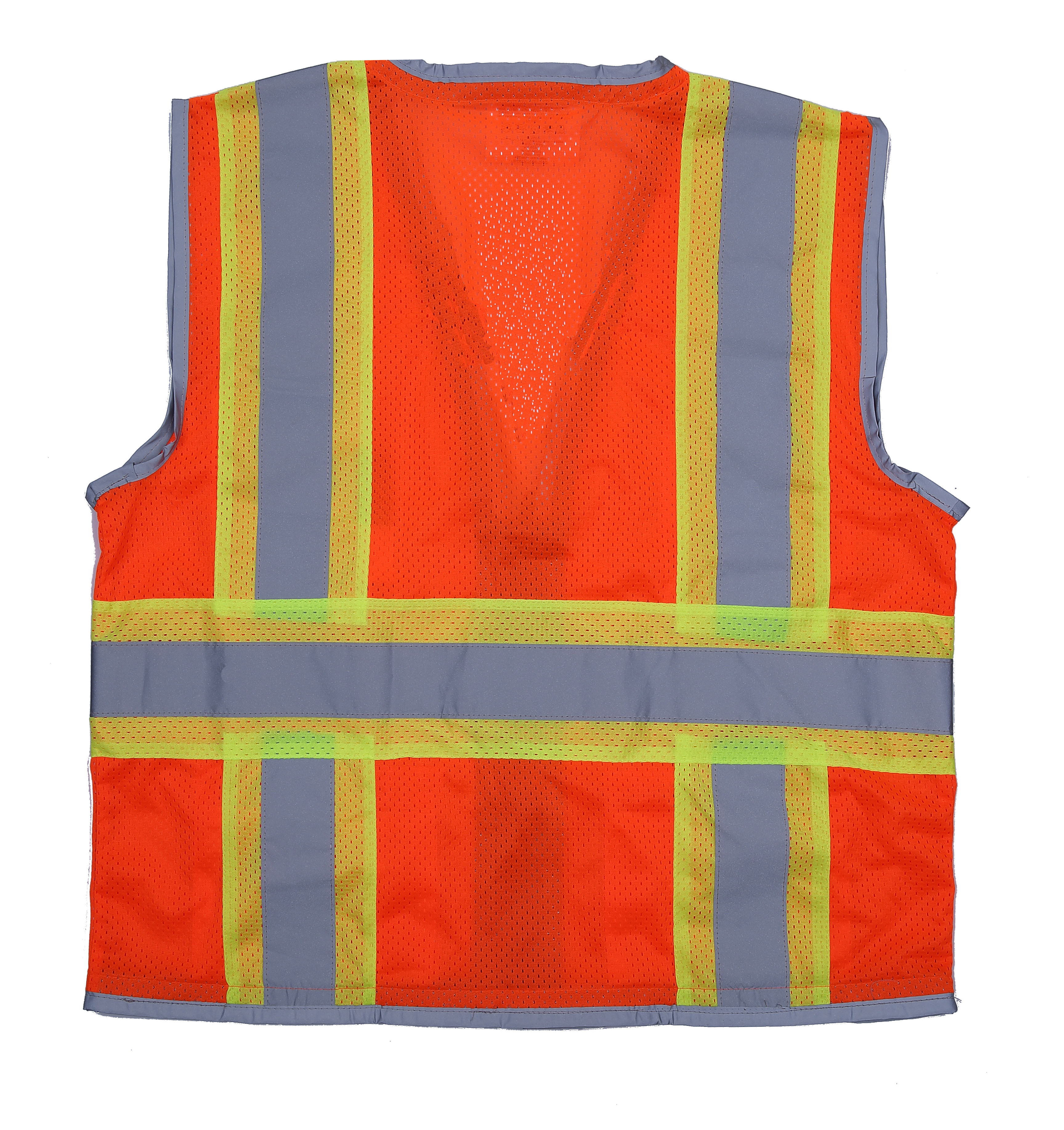 HouYuan Polyester Material Cheap Women Orange Safety Reflective Jacket Vest