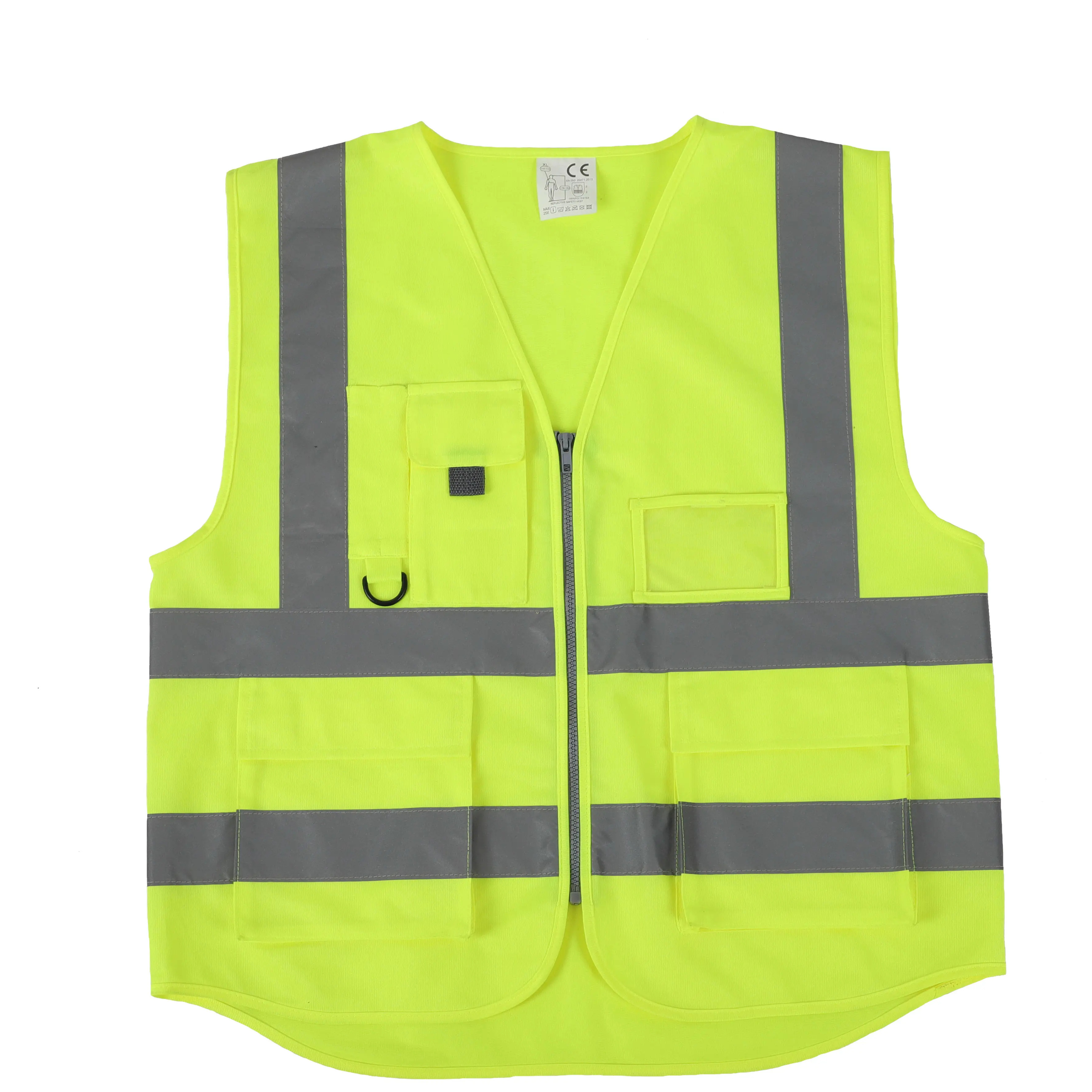 Engineer Safety Vest Class 2 High Visibility Vest Warning Waistcoat Reflective Safety Vest