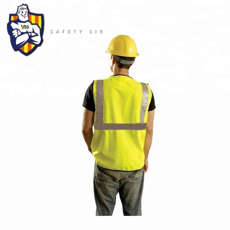 Wholesale Led Reflective Vest Safe Working Sanitation Workers Clothes Road Construction Clothes With Pockets