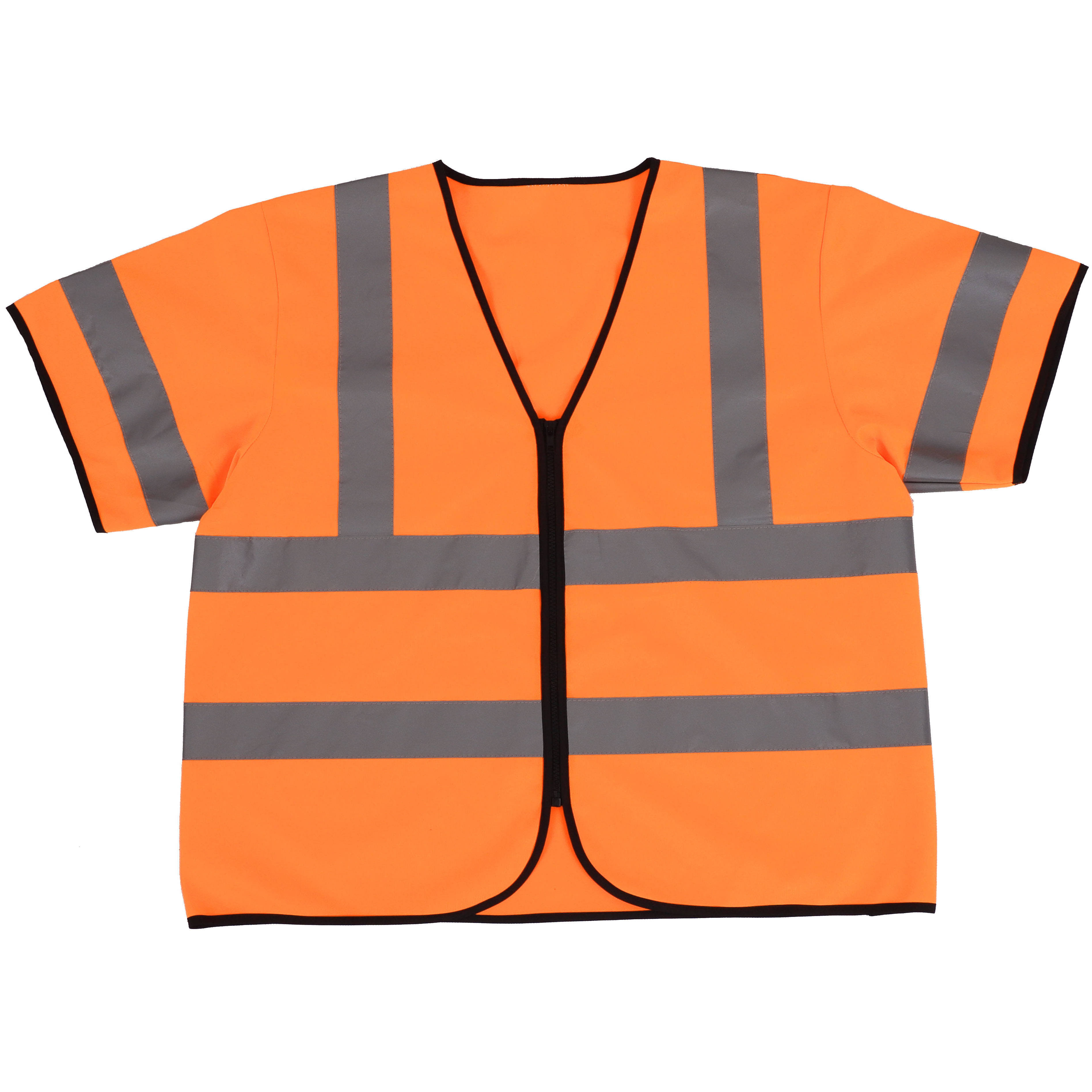 OEM High Visibility Reflective Safety Running Jacket Work Clothes Custom Construction Reflective Vest