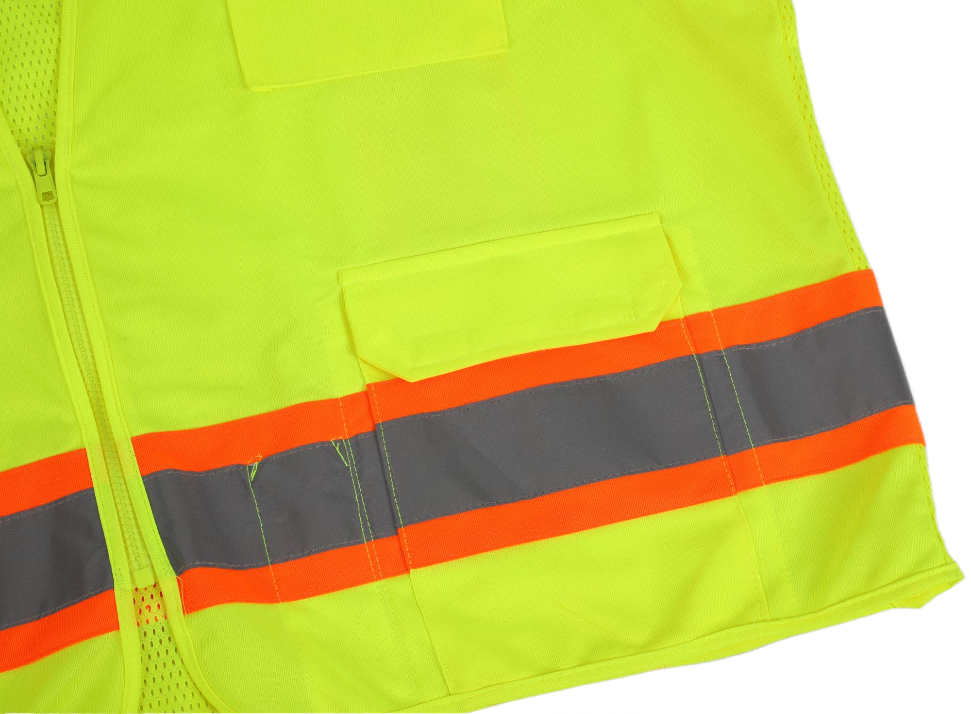 New Hot Sale High Visibility Ladies Traffic Safety Reflective Fluorescent Work Vest