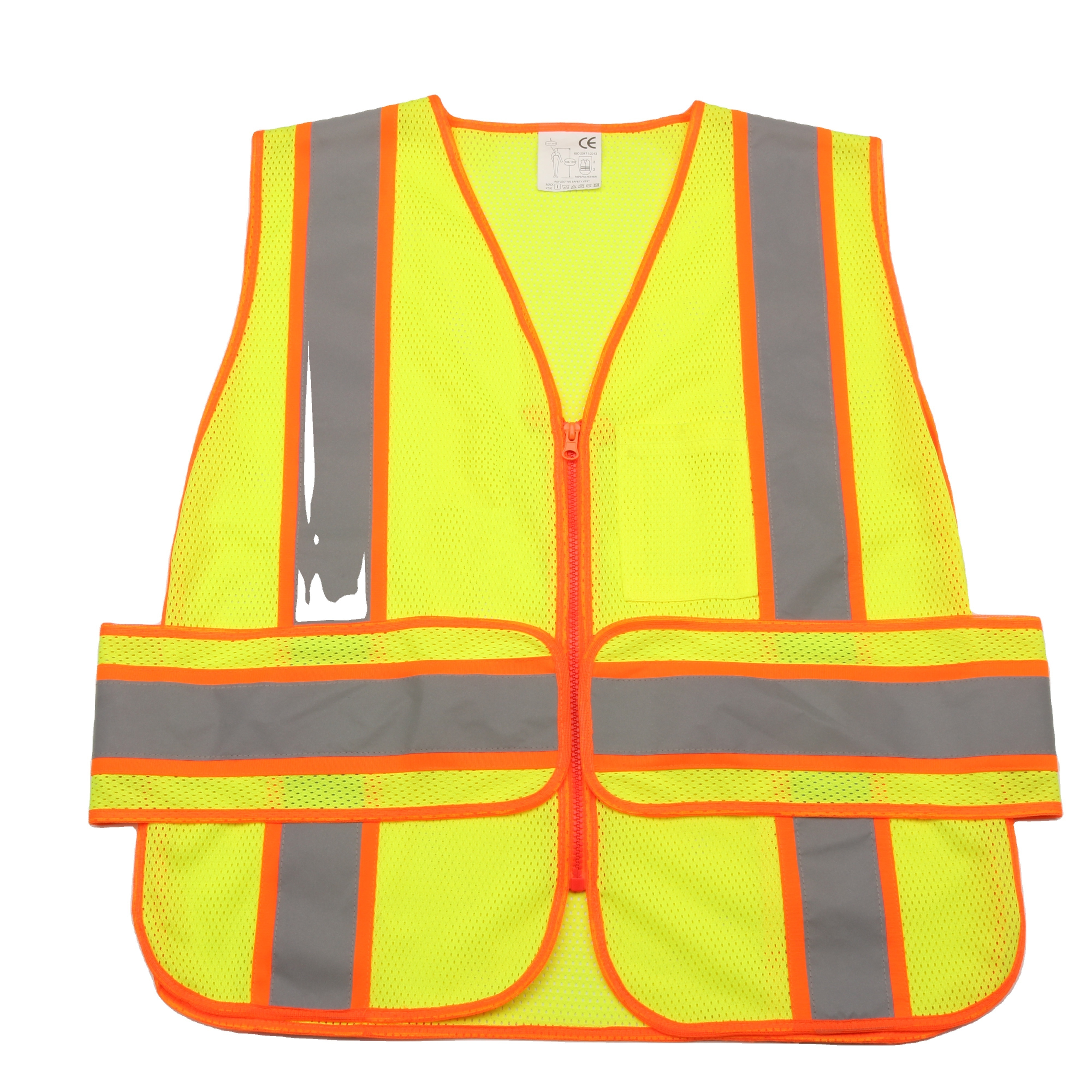 High Quality Safety Reflective Vest Running Cycling Vest High Visibility Construction Vest