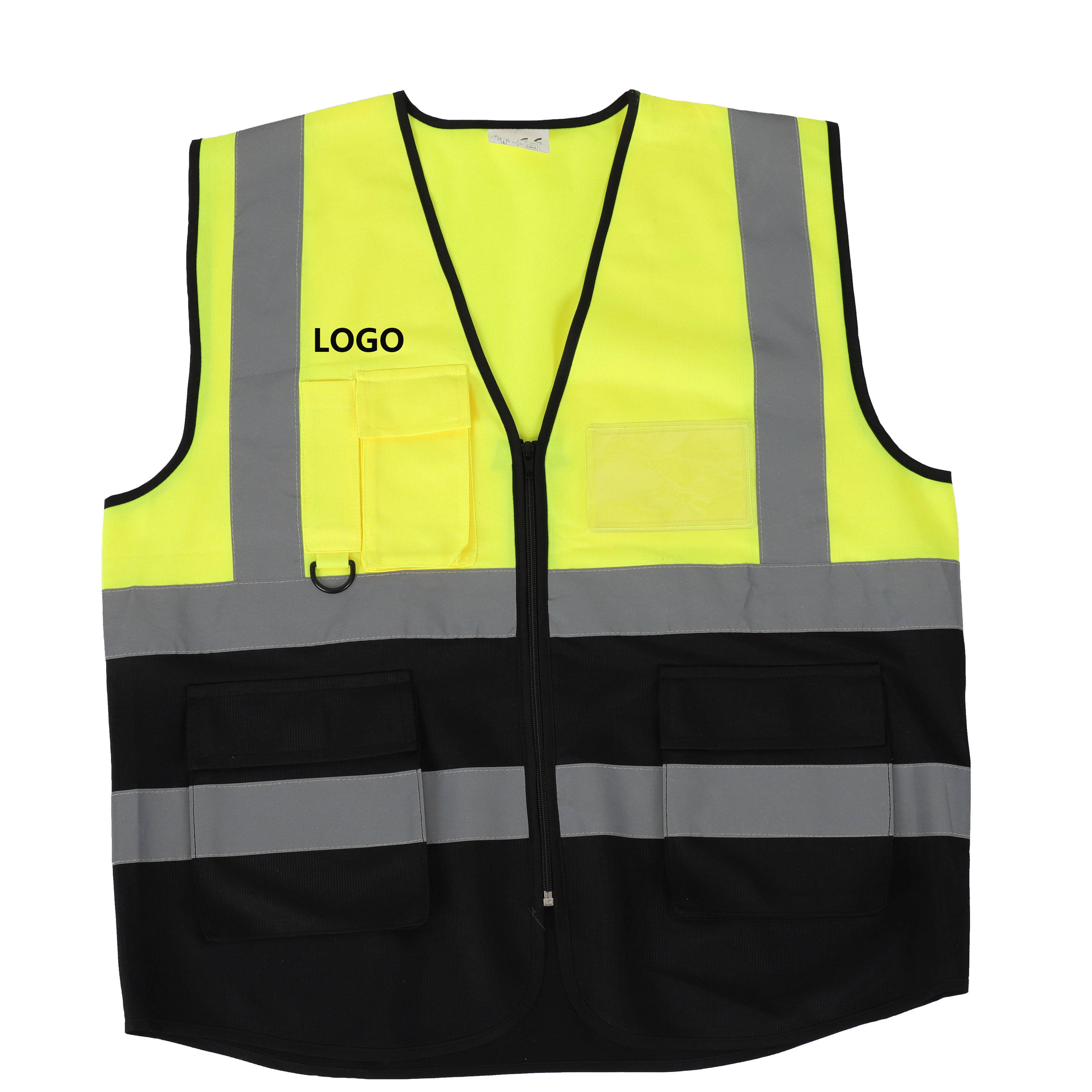 Engineer Safety Vest Class 2 High Visibility Vest Warning Waistcoat Reflective Safety Vest