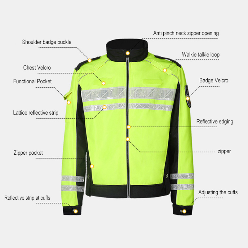 Traffic Safety Reflective Clothing Road Administration Saftey Clothing Customizable