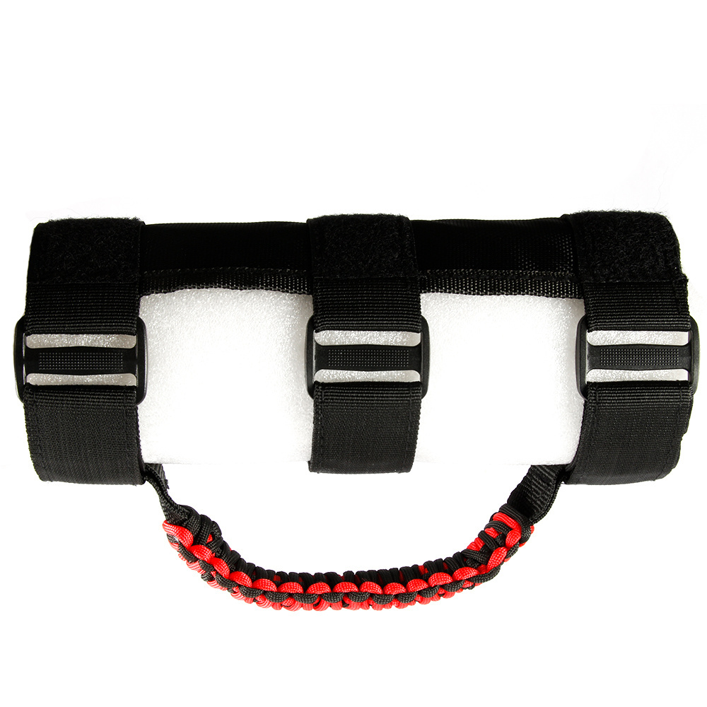 ATV UTV and Car Interior Accessories Paracord Roll Bar Grab Handle with Adjustable Straps