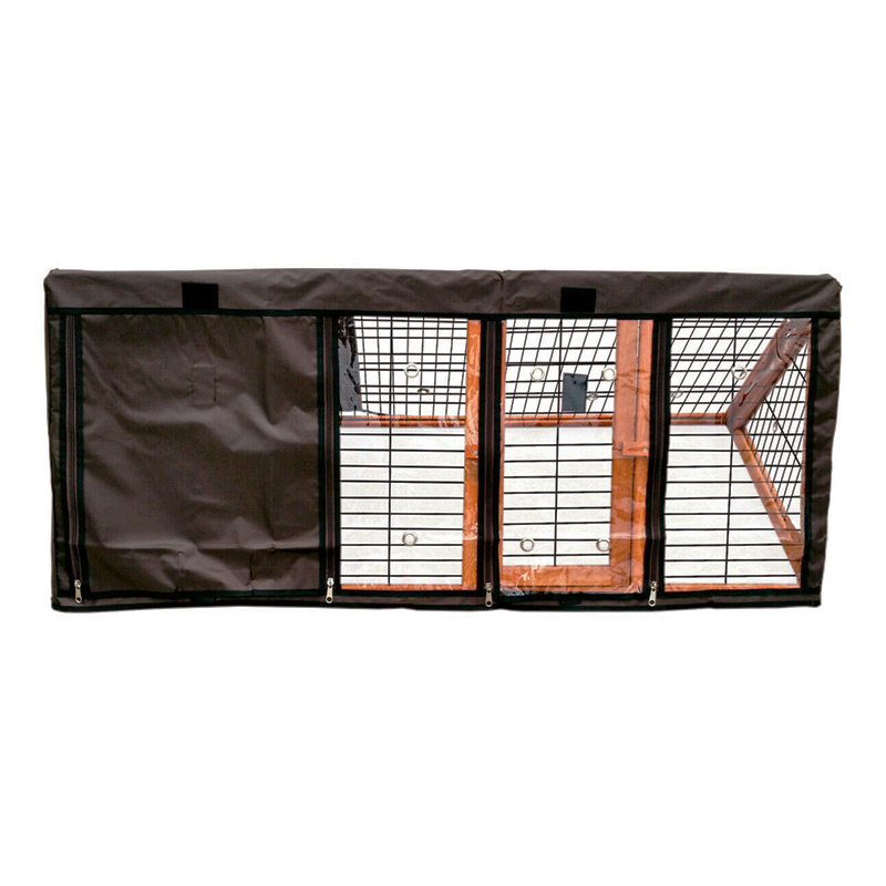 Waterproof and Dustproof Visible Triangle Hutch Cover for Guinea Pig and Rabbit