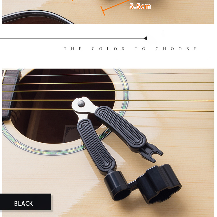 Wholesale 3 in 1 String Changer Guitar Winder + String Cutter + Pin for Guitar Banjo Mandolin