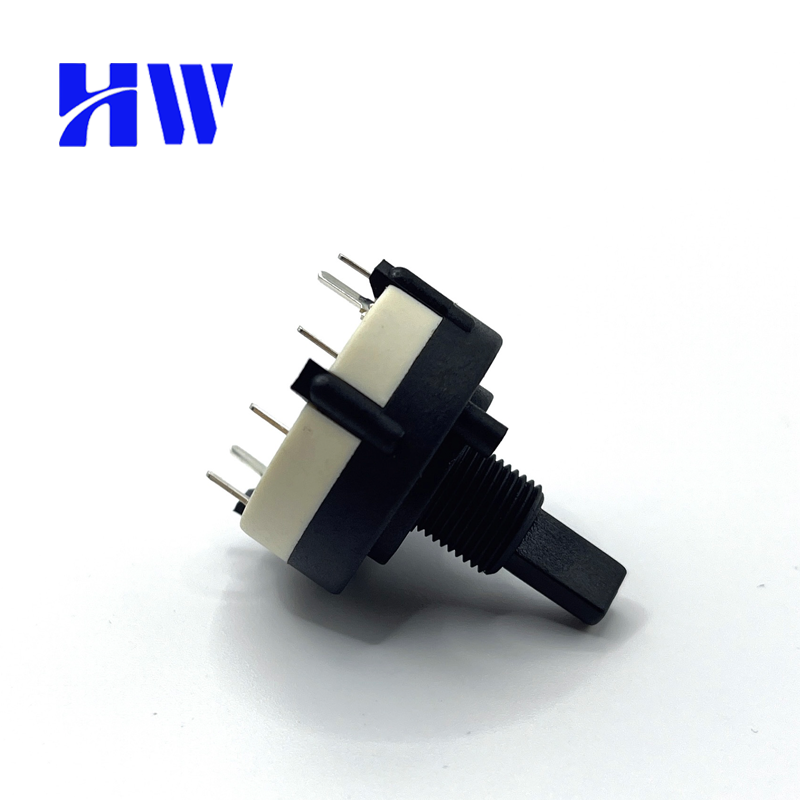 RS26 Rotary Switch F-shaft 2 Pole 6 Position Multi-way Position Switch