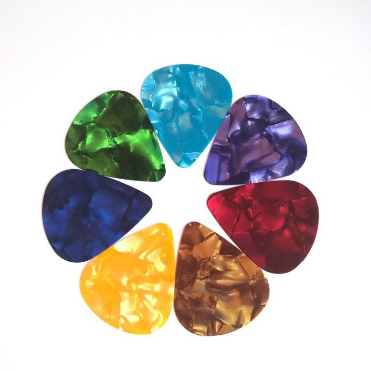 Wholesale Premium Quality Celluloid Various Thickness Custom Design String Instrument Guitar Picks Plectrum