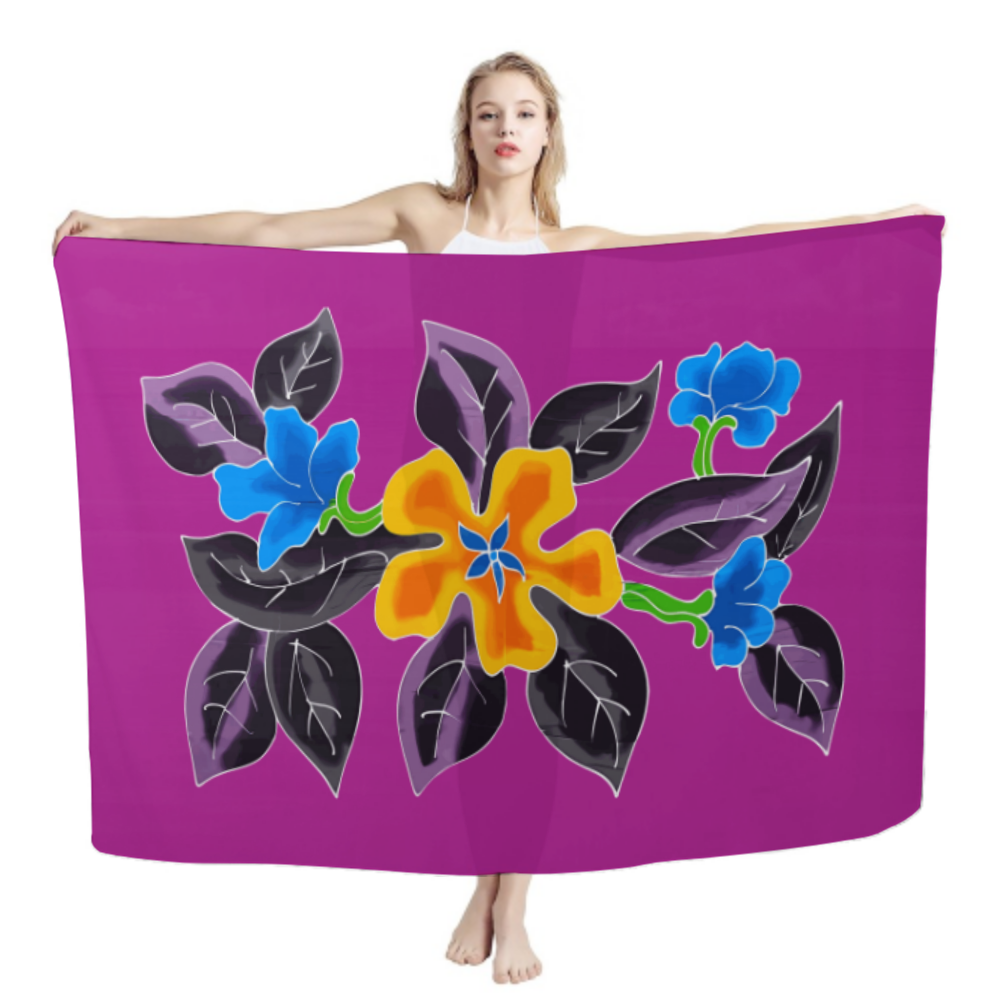 Hawaiian Tropical Style Design Quanzhou Wholesale Price High Quality Custom Beach Sexy Towel Sarong Lava Lava Pareo