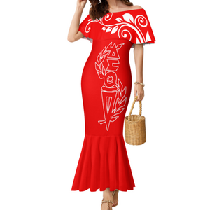 Brand New Delta Sigma Theta Design Custom Off Shoulder Bodycon Dresses,Vintage Dresses Women Elegant Plus Size Women's Dresses