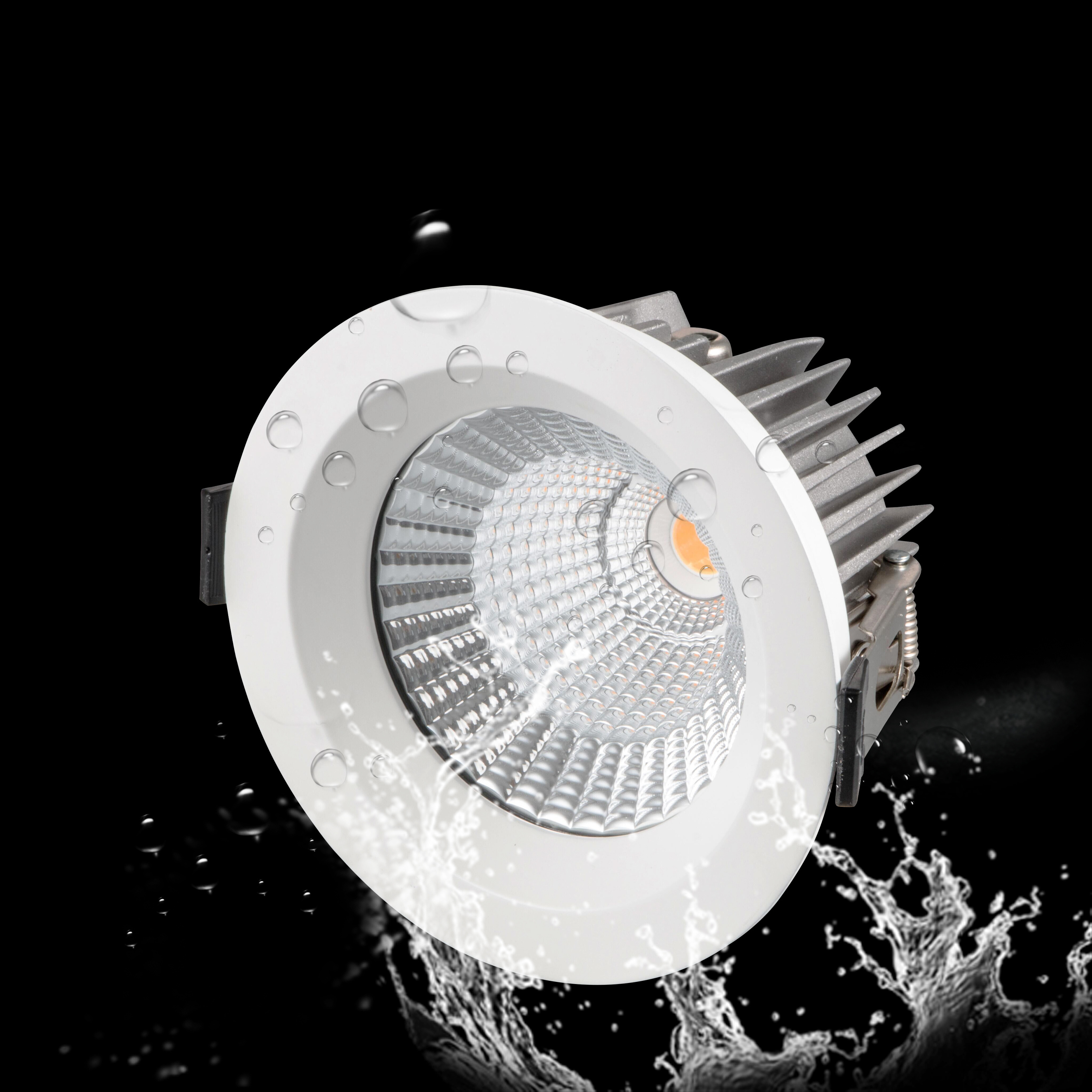 new arrival 12W cob round ceiling light cheap outdoor IP65 waterproof recessed led downlight